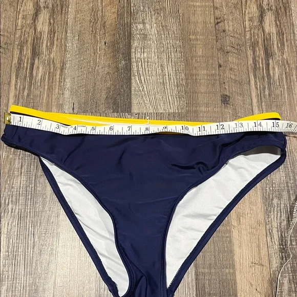 Cupshe Yellow and White Women's Bikini Size Medium Large - Picture 9 of 9